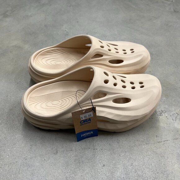 Hoka One One Cream Slip-On Loafers - Picture 3 of 6